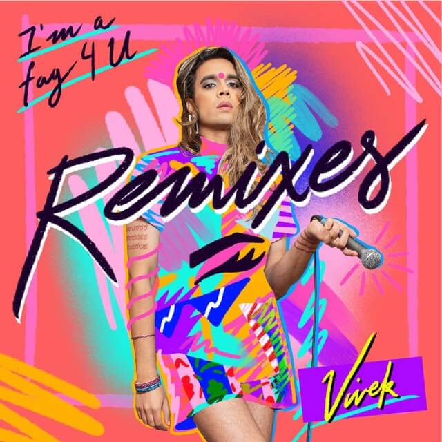 ‘I’m a fag 4 U (Remixes)’ cover art
