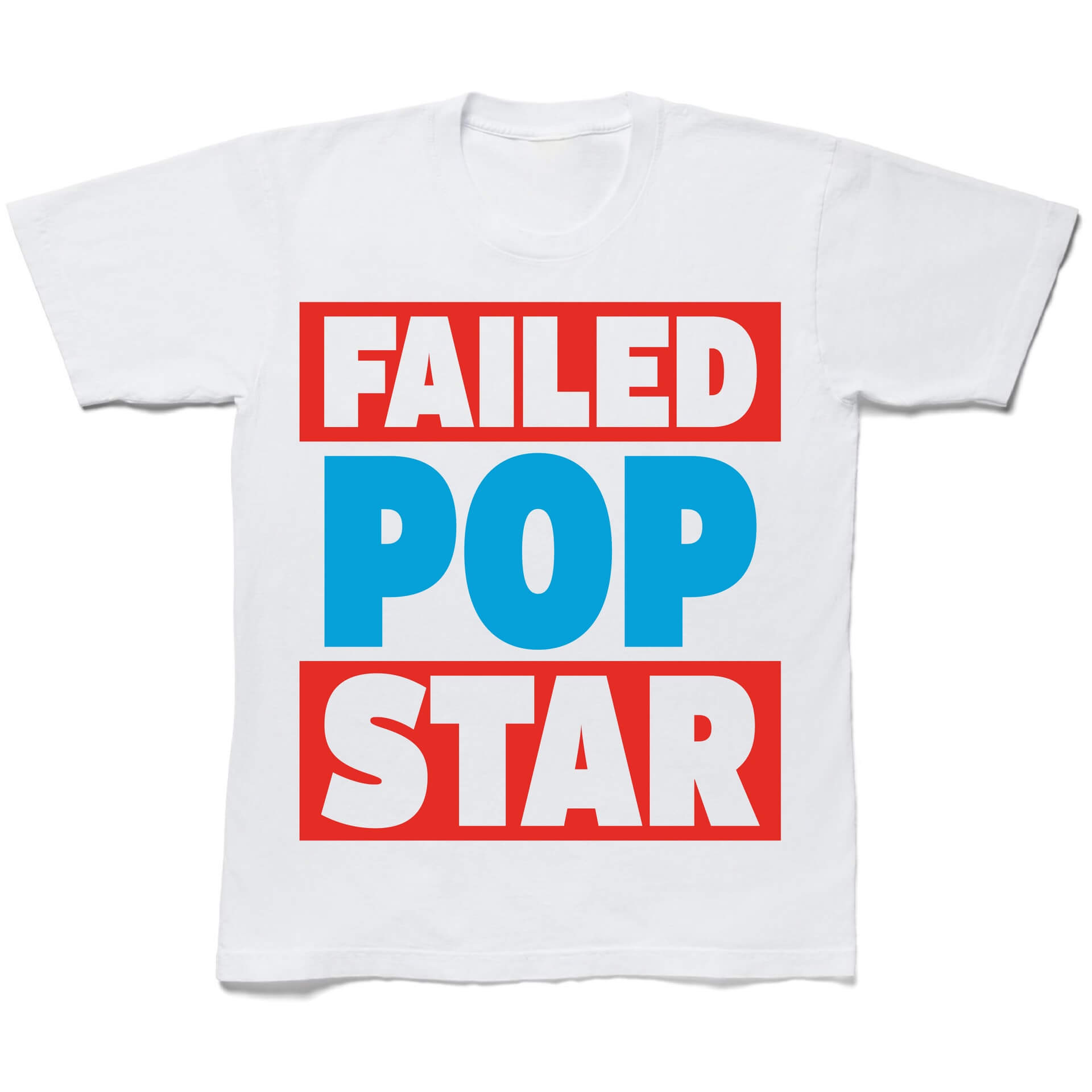 ‘Failed Popstar tee’ cover art